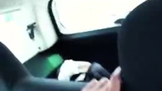 Stranded Teen Tucker Starr fucks in the back seat