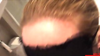 Big ass blonde gets her booty drilled in homemade video